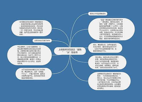 上班族开冷饮店欠“眉角” “冰”败收场