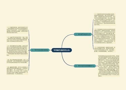 专利被无效的怎么办