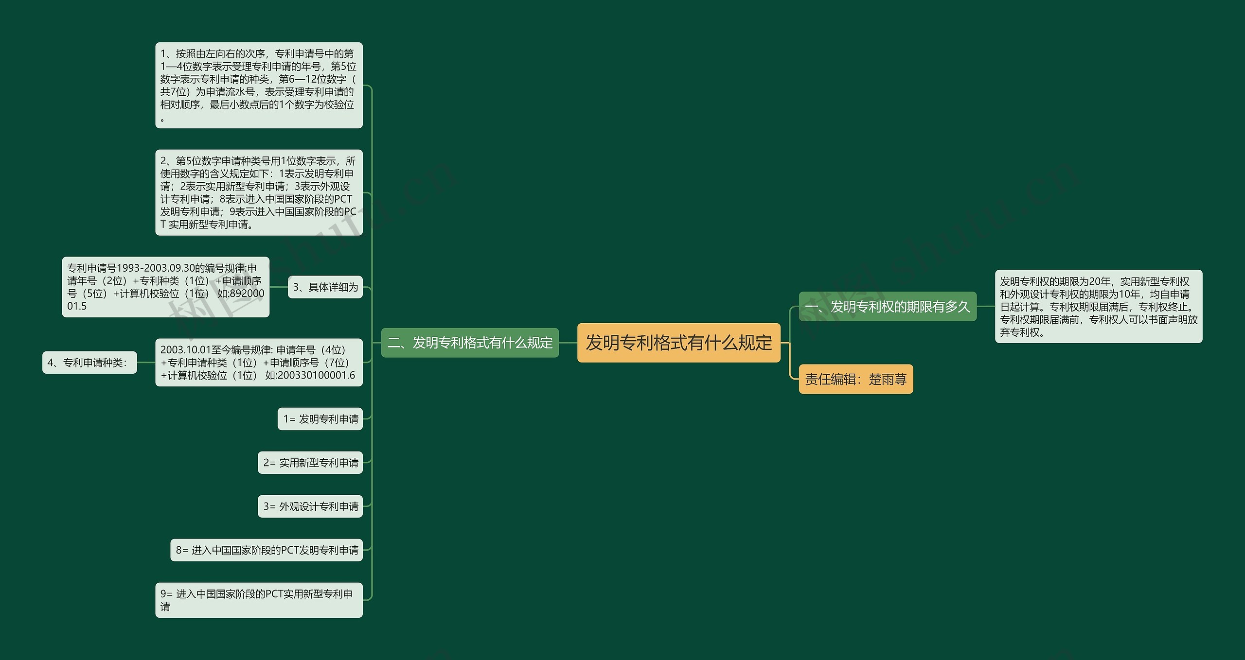发明专利格式有什么规定思维导图