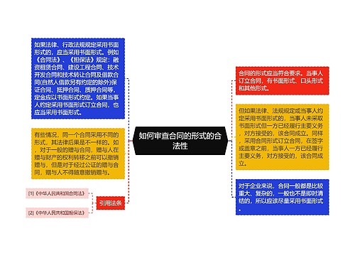 如何审查合同的形式的合法性