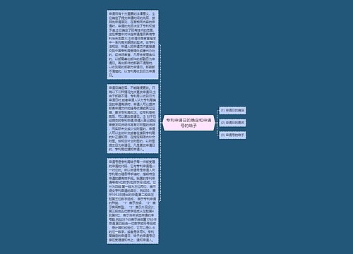 专利申请日的确定和申请号的给予