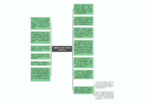 外籍青年在华卖飞饼年收入超10万元