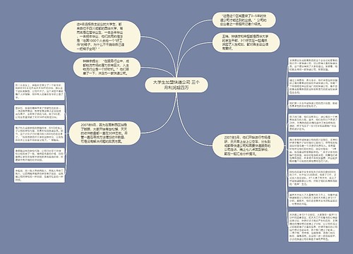 大学生加盟快递公司 三个月利润超四万