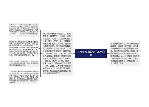 三女生卖妈妈辈的东西掘金