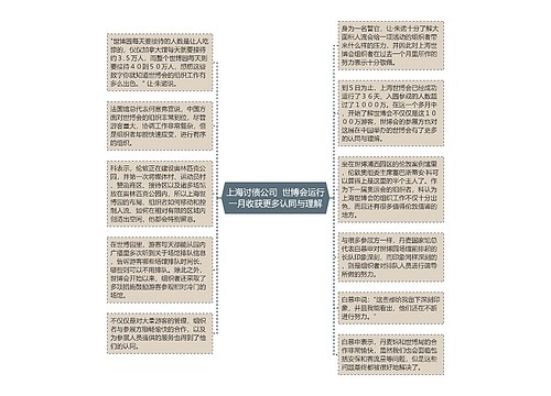 上海讨债公司  世博会运行一月收获更多认同与理解