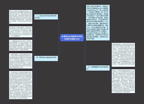 合理界定实用新型专利权利保护范围的方法