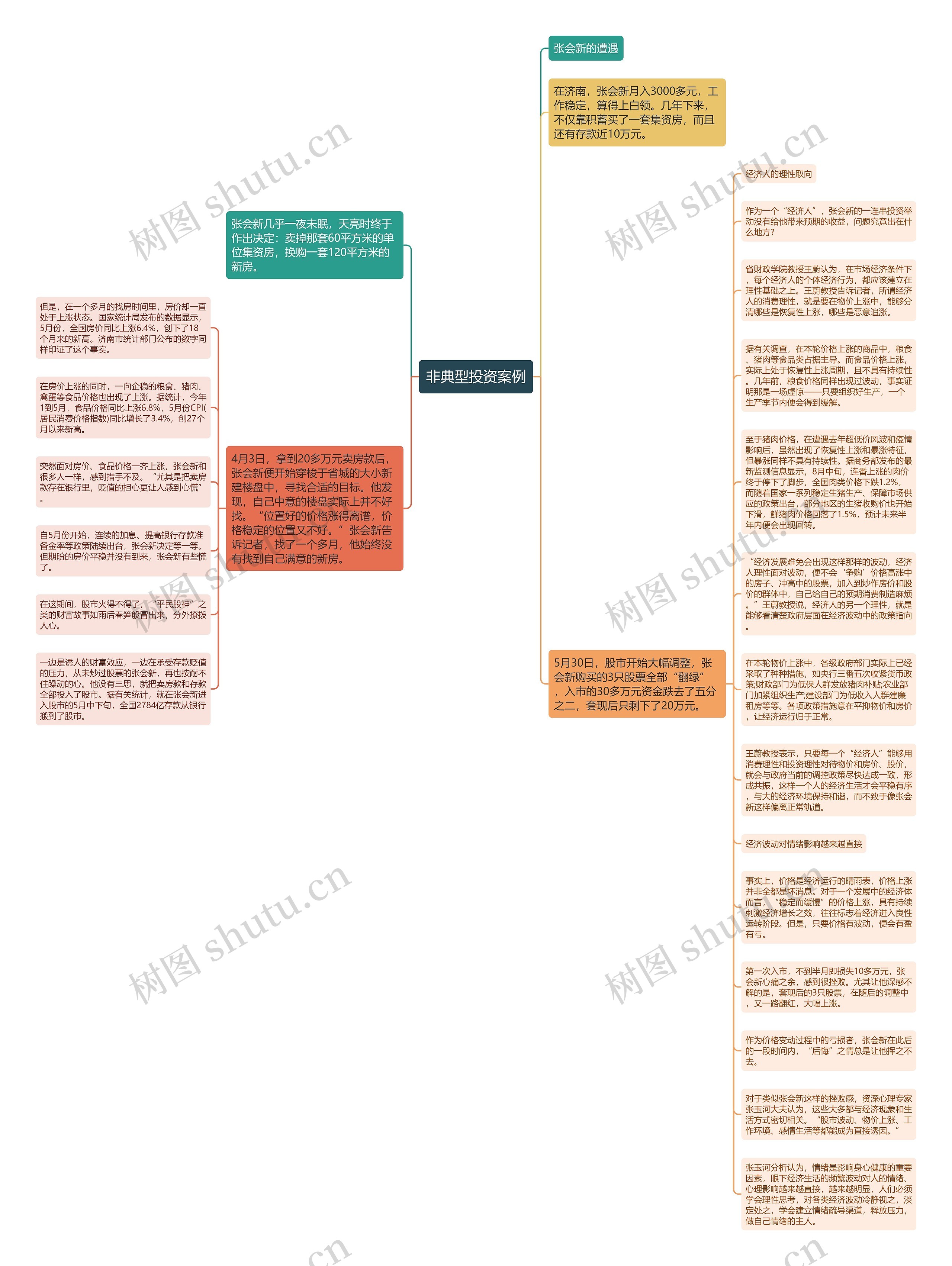 非典型投资案例思维导图