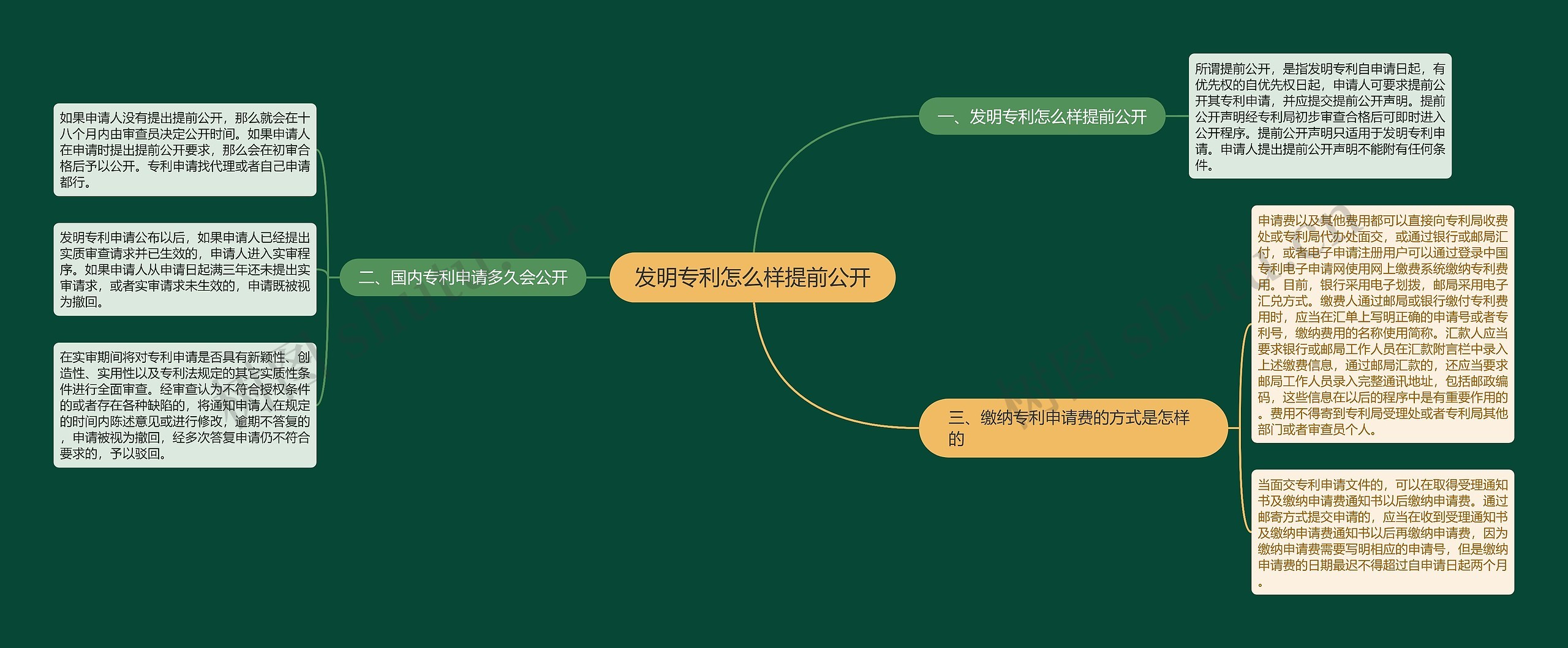 发明专利怎么样提前公开思维导图