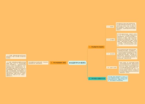 其他国家专利申请原则