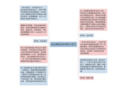 创业赚钱活学活用八技巧