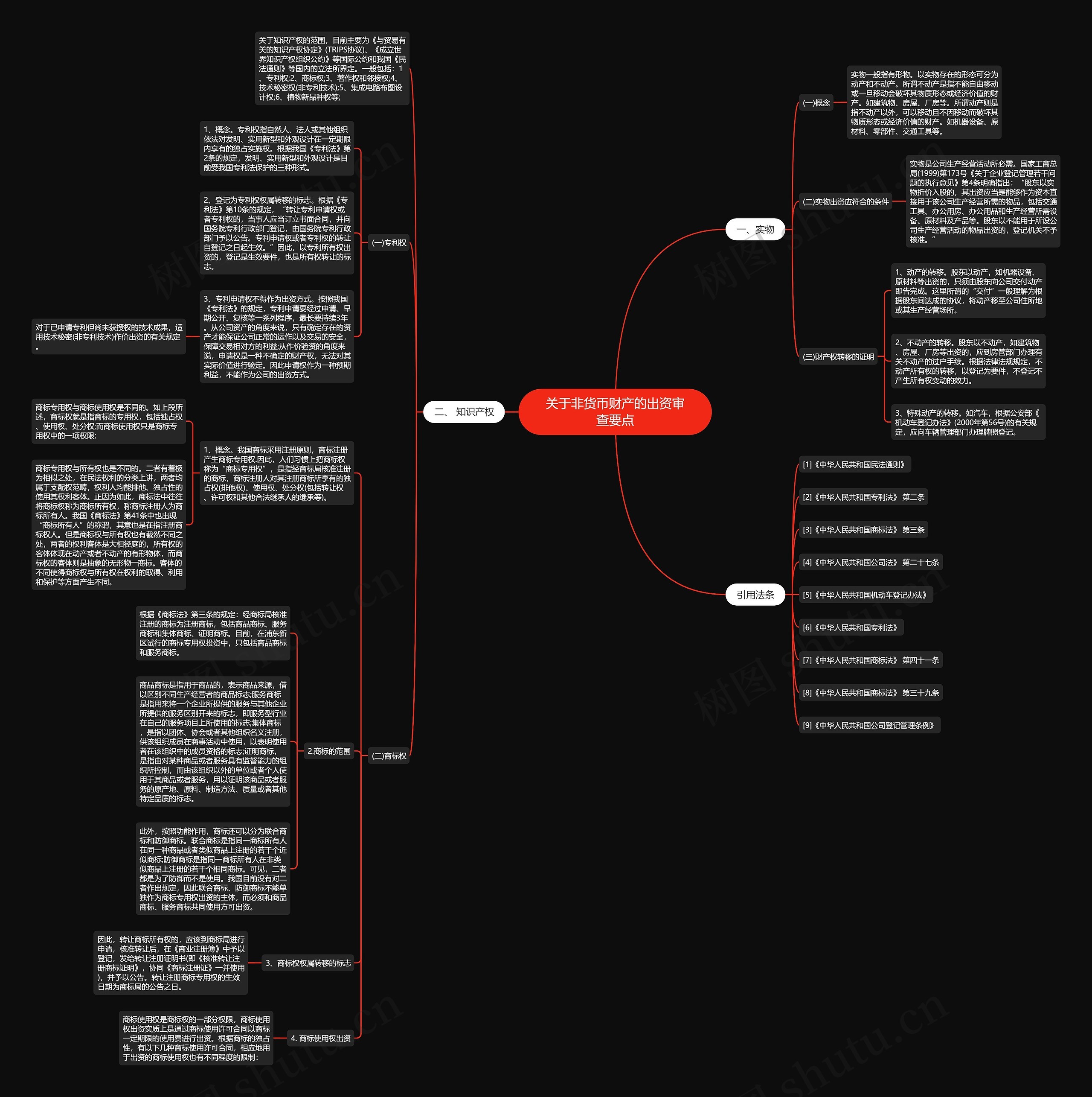 关于非货币财产的出资审查要点 关于非货币财产的出资审查要点