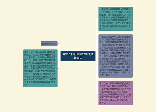 常熟严打行贿犯罪堵住受贿源头