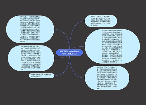 酒泉卫星发射中心用神舟七号飞船送上太空