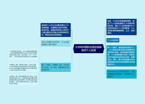 ICE8000国际信用监督体系的个人信用