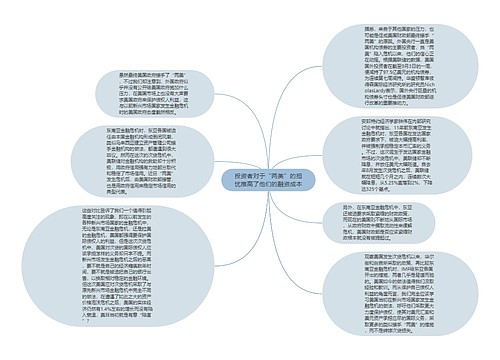 投资者对于“两美”的担忧推高了他们的融资成本