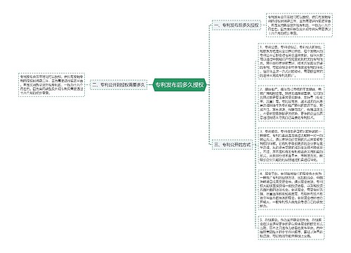 专利发布后多久授权