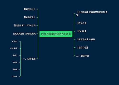 招商引资项目商业计划书