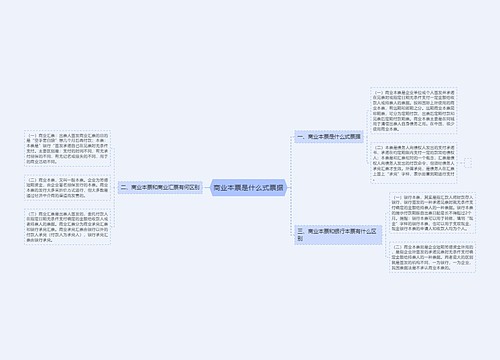 商业本票是什么式票据