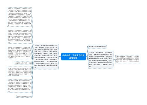 小小书店：下岗工人的辛酸创业梦