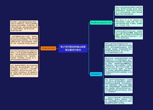 电子支付移动终端出现更需注重支付安全