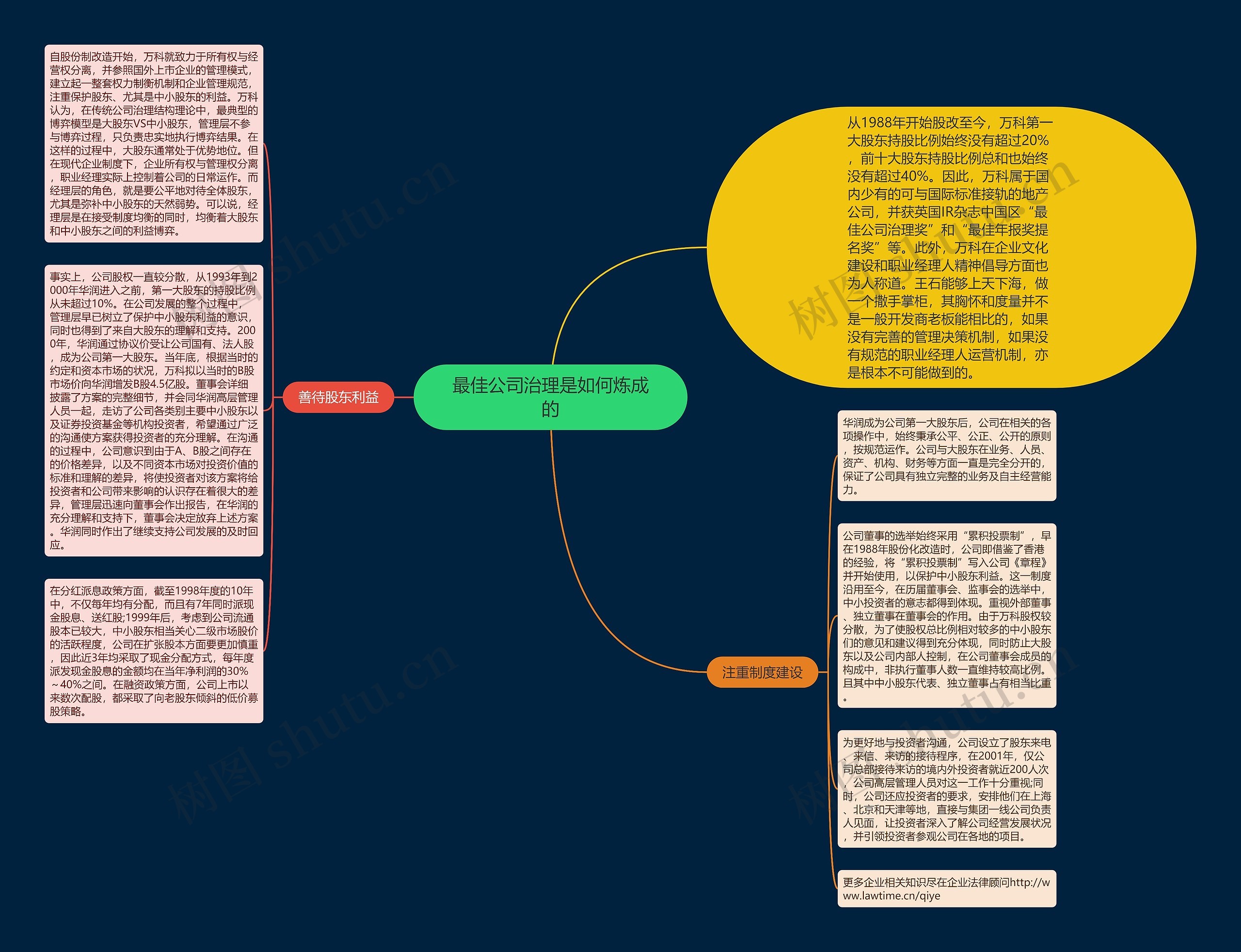 最佳公司治理是如何炼成的思维导图