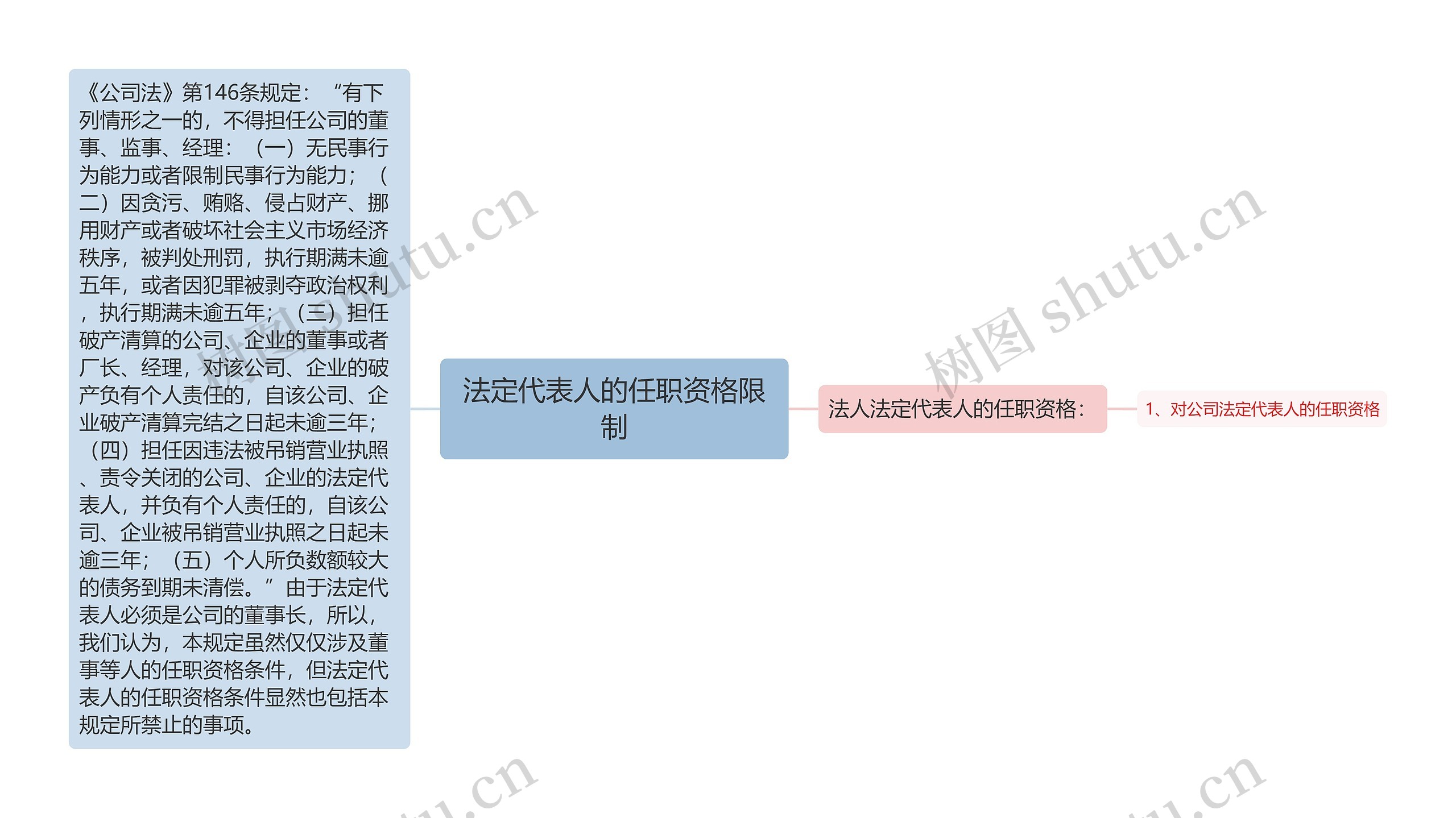 法定代表人的任职资格限制