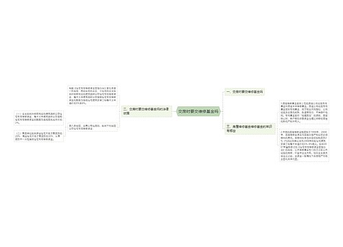 交房时要交维修基金吗