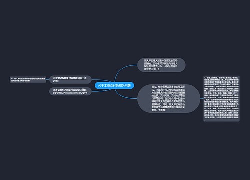 关于工资支付的相关问题