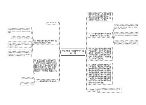 什么情况下房屋赠与不征收个税