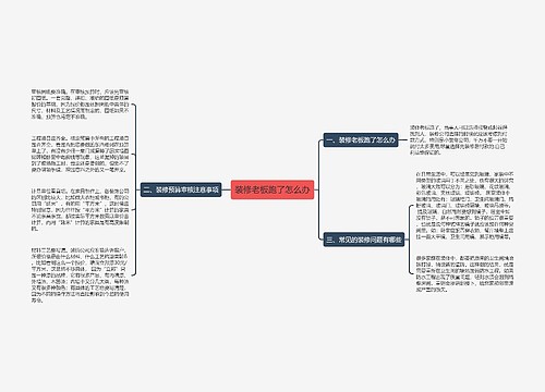 装修老板跑了怎么办