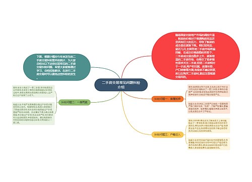 二手房交易常见问题纠纷介绍