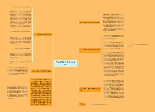 还建房买卖合同受法律保护吗