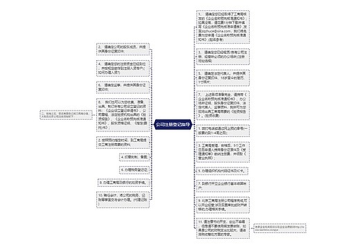 公司注册登记指导