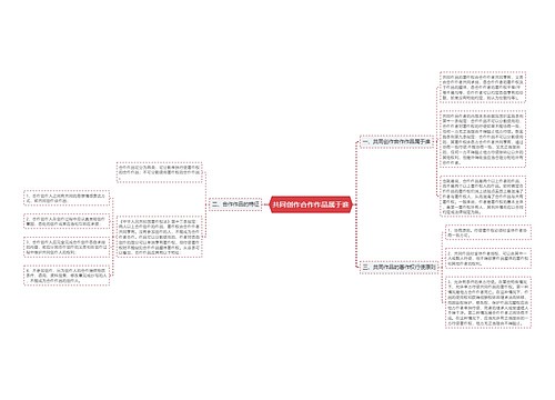 共同创作合作作品属于谁