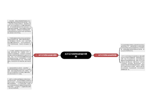 反不正当竞争法的基本原则