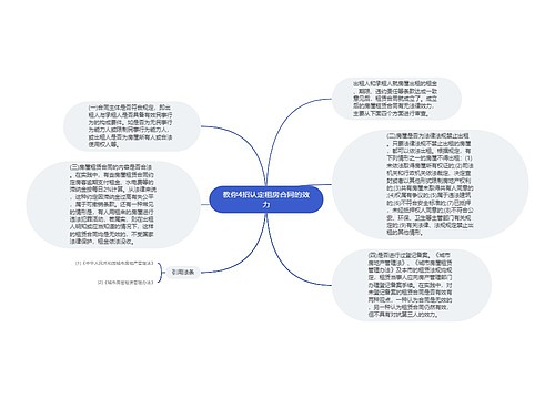 教你4招认定租房合同的效力