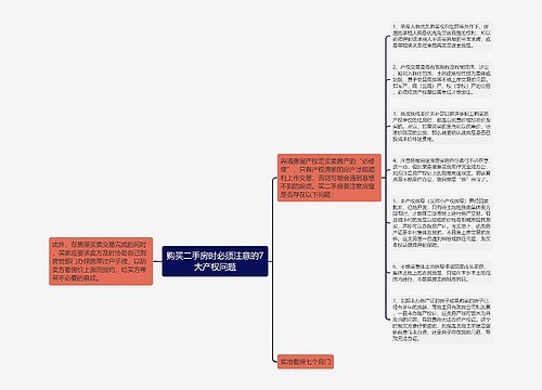 购买二手房时必须注意的7大产权问题
