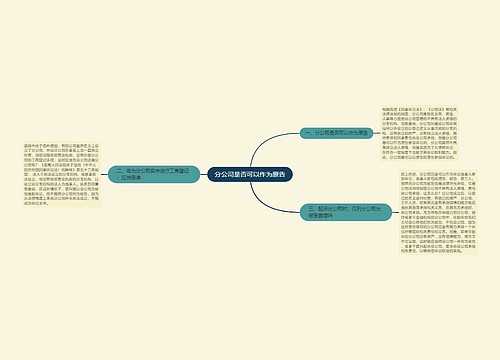 分公司是否可以作为原告