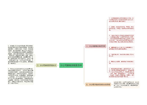 分公司撤销流程是怎样