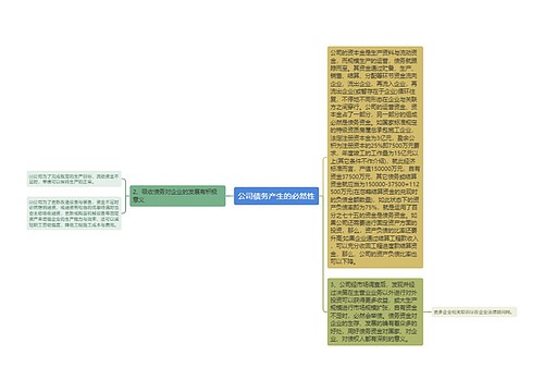 公司债务产生的必然性