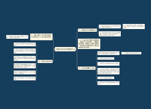 办理社保卡的流程是什么