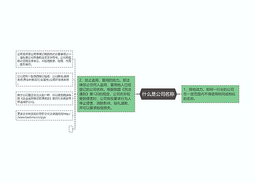 什么是公司名称