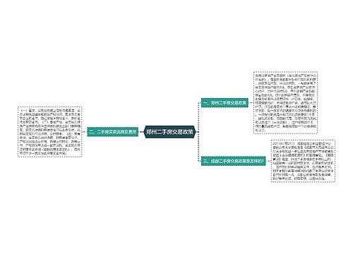 郑州二手房交易政策