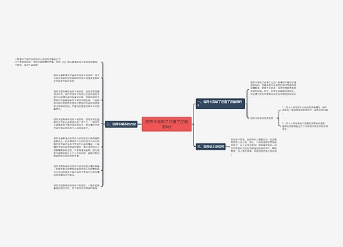 信用卡冻结了还清了还能用吗?