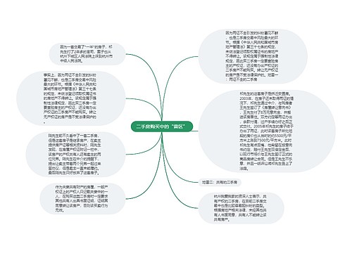 二手房购买中的“雷区”