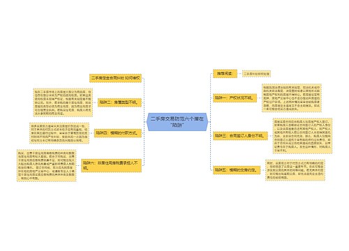 二手房交易防范六个潜在“陷阱”