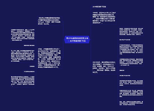  青少年成高科技犯罪主体：从IT明星到阶下囚 