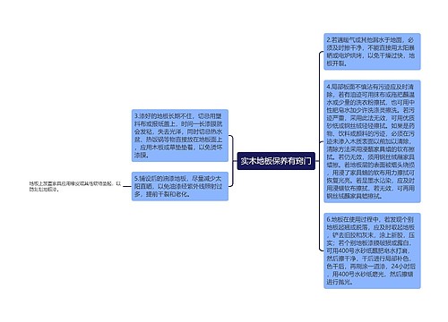 实木地板保养有窍门