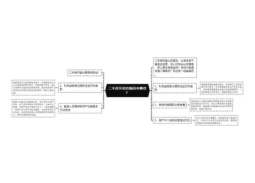 二手房买卖的骗局有哪些？