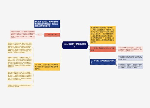 法人代表是不是执行董事？